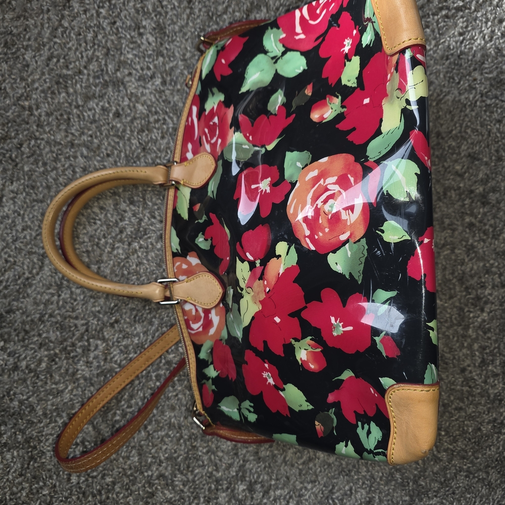 Dooney & Bourke Rose Garden Dome Satchel - Picture 6 of 10